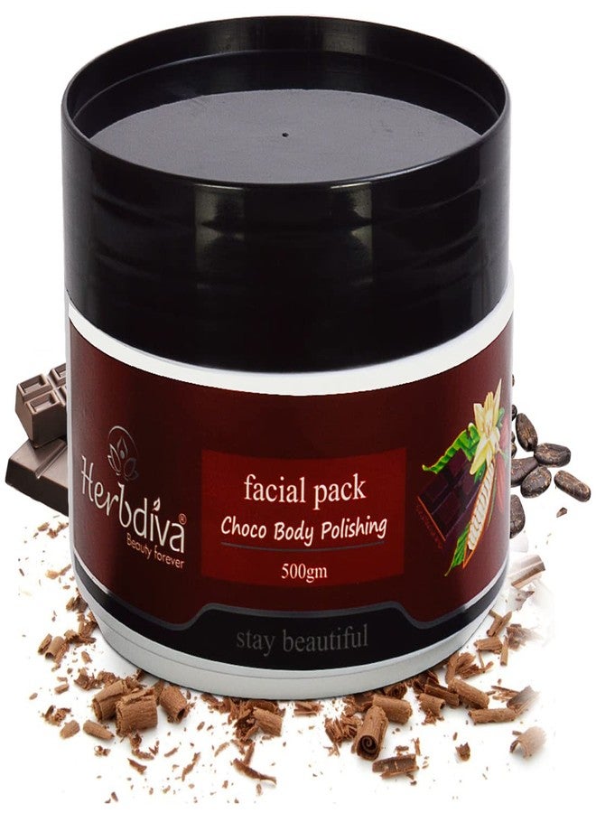 Herbdiva Choco Body Polishing Face Pack 500g | With Goodness Of Coco Powder, Vitamin C & E | Stay Beautiful & Glowing - Image 2
