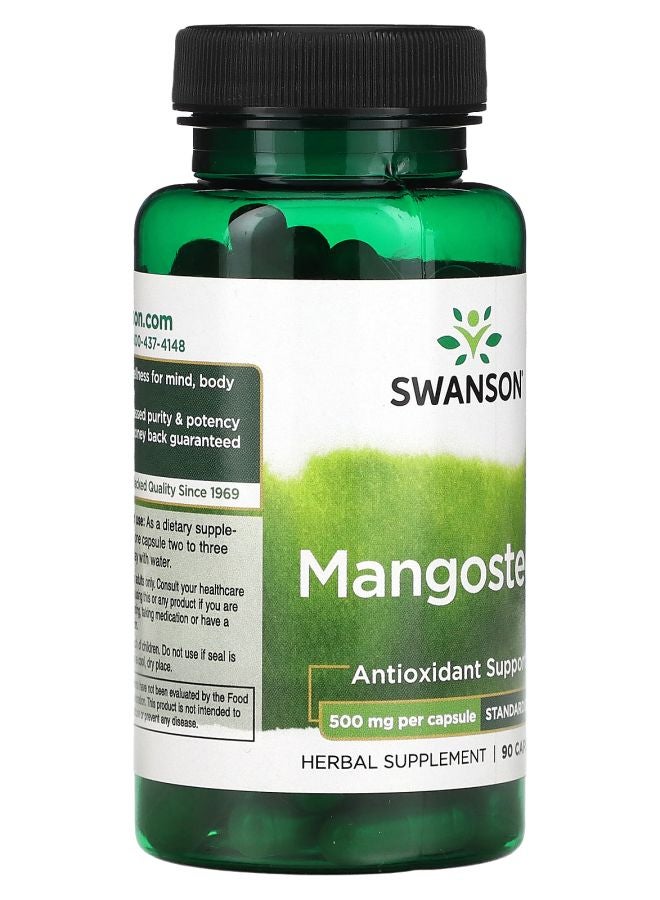 SWANSON Mangosteen 500 mg 90 Capsules - Image 2