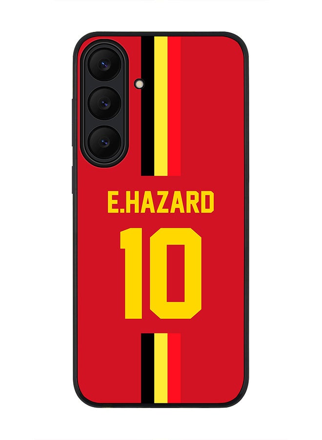 Stylizedd For Samsung Galaxy S25 FE Case,Slim fit Camera Protection, Shockproof Thin Phone cover  - Football - Belgium,  E.Hazard - Image 1