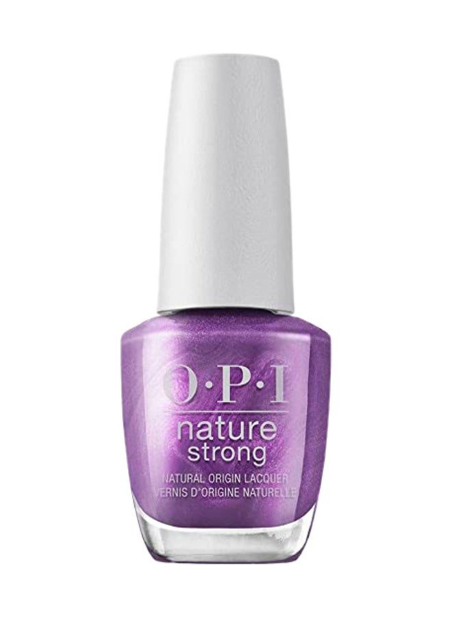 OPI Nature Strong Nail Lacquer - Achieve Grapeness, Purple, 15Ml  - Image 1