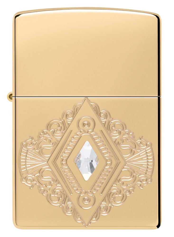 Zippo Ae401570 169 زخرفة عتيقة درع نحاس مصقول عالي مقاوم للرياح ولاعة - Image 2