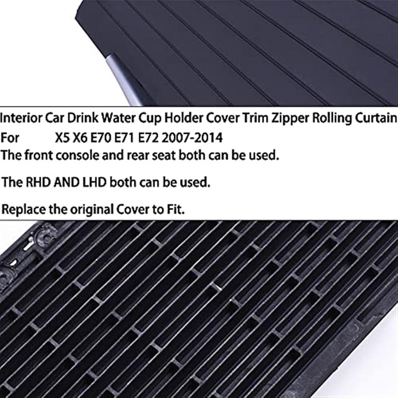 Wivplex Center Console Roller Blind Cover for BMW X5 X6 - Image 2