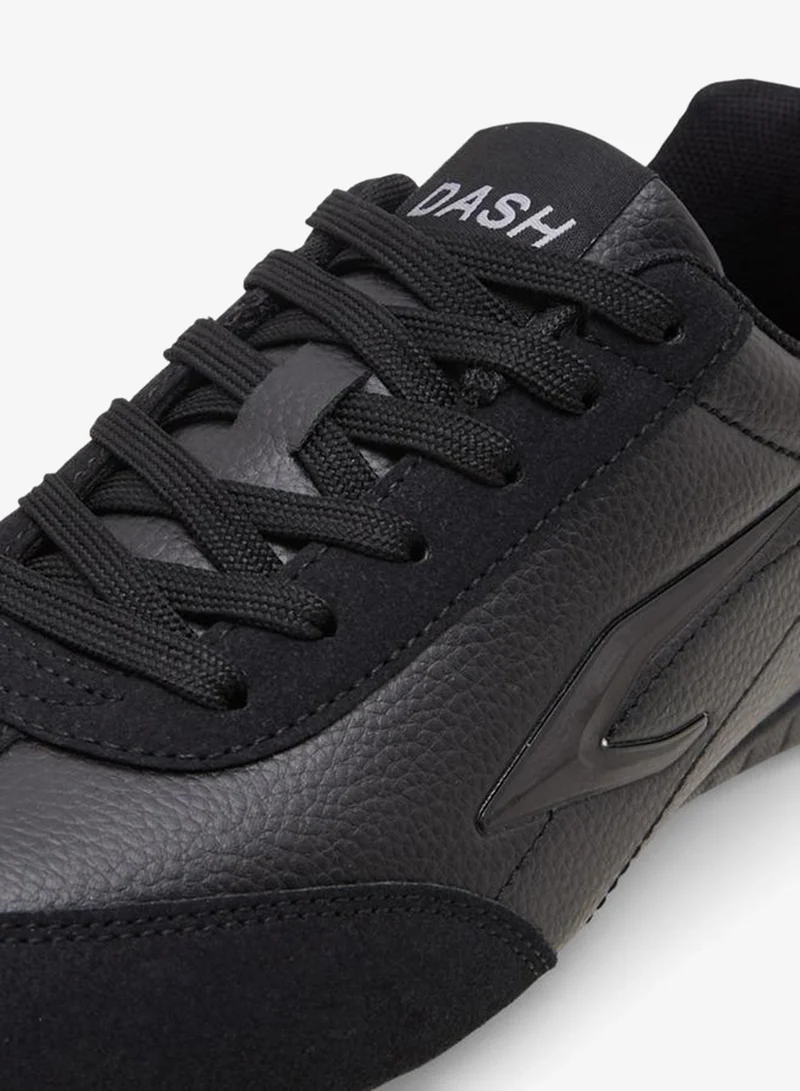 Dash BLACK Women Lace-Up Sneakers for Women | Best Price UAE