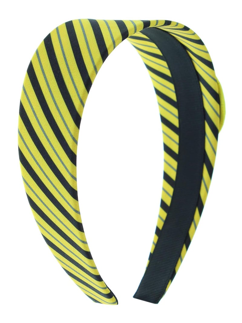 Bio World Harry Potter Headbands for Women and Girls' Hogwarts Houses Gryffindor Slytherin Ravenclaw Hufflepuff Hogwarts (Hufflepuff) - Image 2