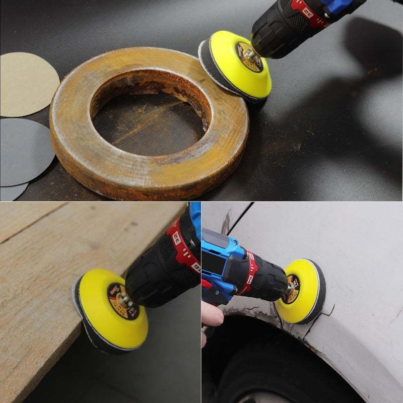 MAXMAN 30Pcs 3-Inch Sanding Discs, 3000 Grits Hook and Loop Professional Silicon Carbide Sand Paper, Wet Dry Polish for Wood, Metal, Paint, Car Polishing - Image 4