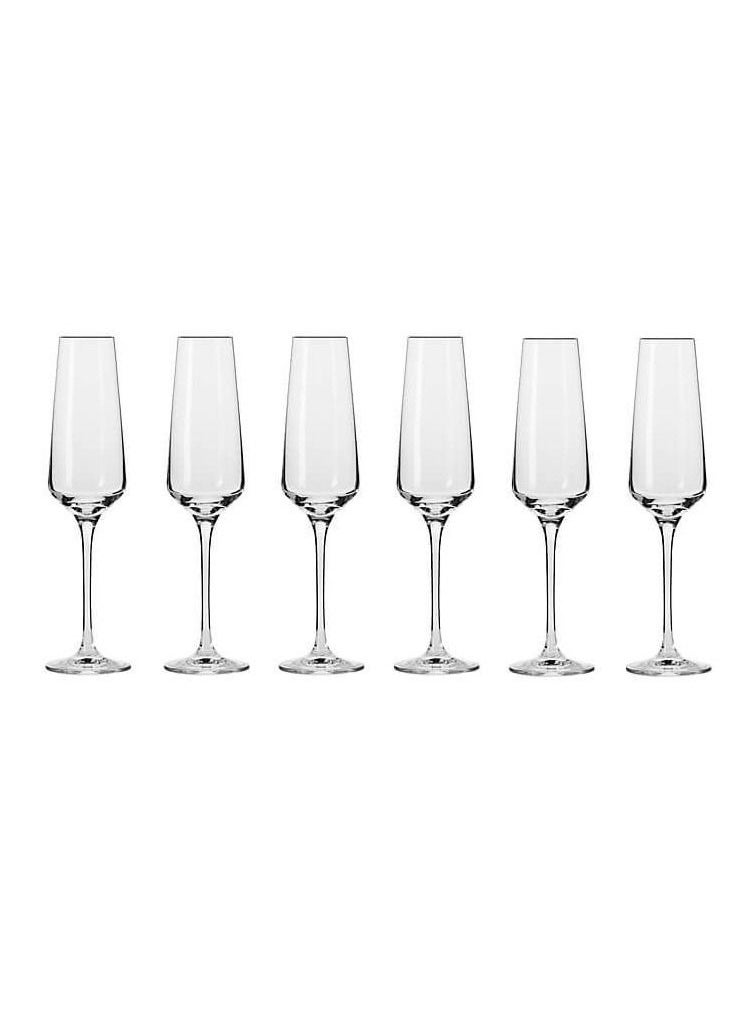 Krosno Krosno Avant-Garde Champagne Flute 180ML 6pc Gift Boxed  - Image 2