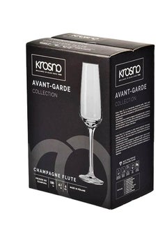 Krosno Krosno Avant-Garde Champagne Flute 180ML 6pc Gift Boxed  - Image 4