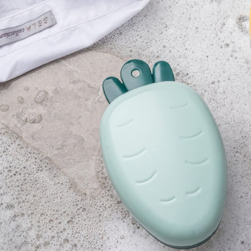 TASKHOUSE Multipurpose Cleaning Brush Handheld Laundry Scrubber with Soft Bristles for Clothes, Shoes, Floors, Sink, Bathtub (Green, 1 Piece) - Image 4