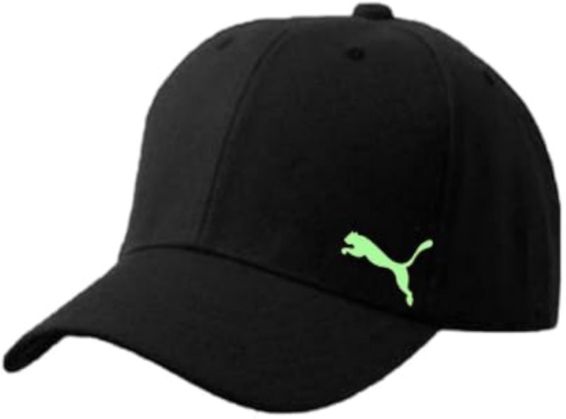 CAP (Black) Logo Green for men and women with sun protection.sports cap with distinctive shapes (B)