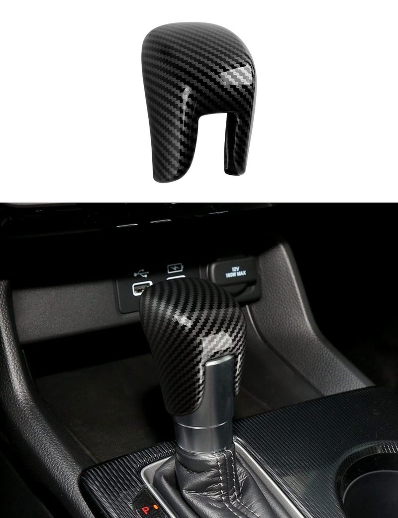 BRMYL Gear Shift Knob Cover Decals for 20222024 Honda Civic 20182024 Honda Accord 20232024 Honda CRV HRV 20232025 Acura Integra Accessories ABS Carbon Fiber Stickers