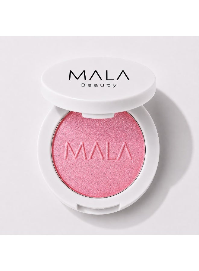 ملا بيوتي shimmer blusher shade Baby pink - Image 1