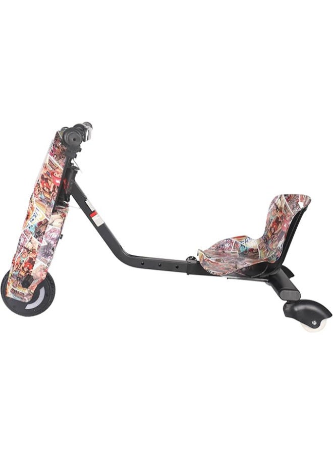 FUN MOMENT 36V Battery Drift Electric Scooter with Protection Kit, 3 Speeds, Led Lights, Bluetooth - Image 3