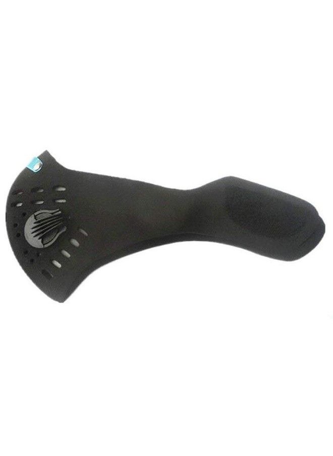 JONTY - Neoprene Cotton Reusable Pm 2.5 N95 Anti Pollution Activated Carbon Dust Face Mask With Breathing Valve And 1 Carbon Filter (Black With Valve Pack Of 1) For Unisex - Image 1