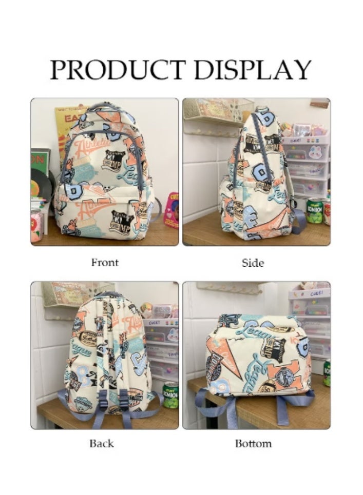 DUNISO Trendy Graffiti Backpack | New Choice with Large Capacity - Image 4
