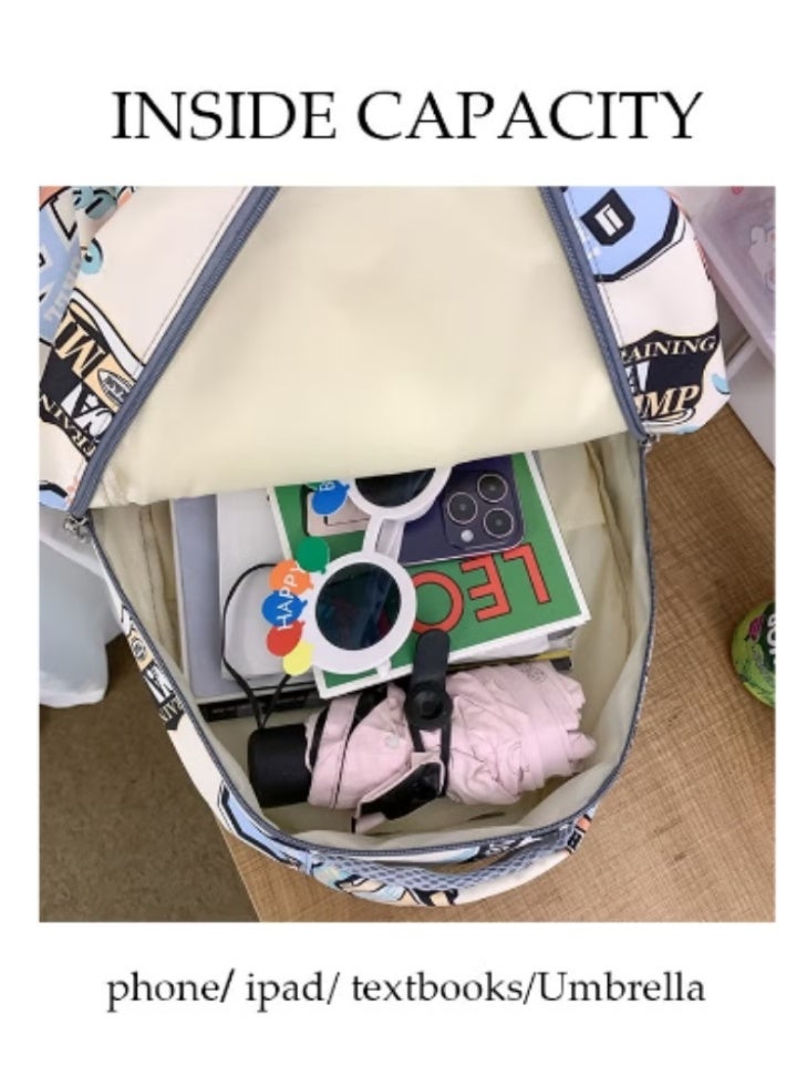 DUNISO Trendy Graffiti Backpack | New Choice with Large Capacity - Image 3