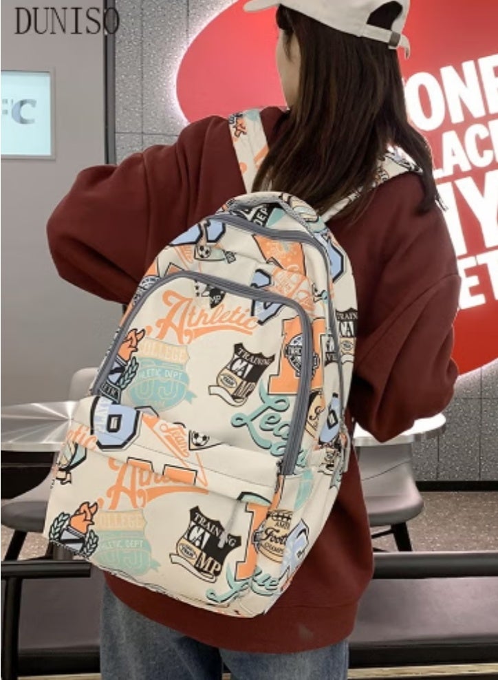 DUNISO Trendy Graffiti Backpack | New Choice with Large Capacity - Image 1
