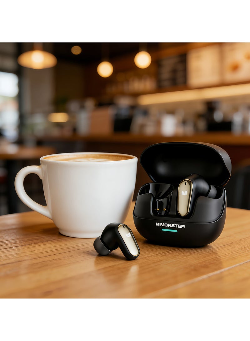 مونستر اللاسلكي TWS سماعات بلوتوث عالية الجودة الرياضة الحد من الضوضاء اللاسلكي في نوع الأذن - Image 4