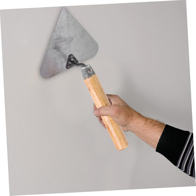Jojofuny 3pcs Bricklaying Trowels with Wooden Handle for Concrete Plaster Drywall Finishing - Image 3