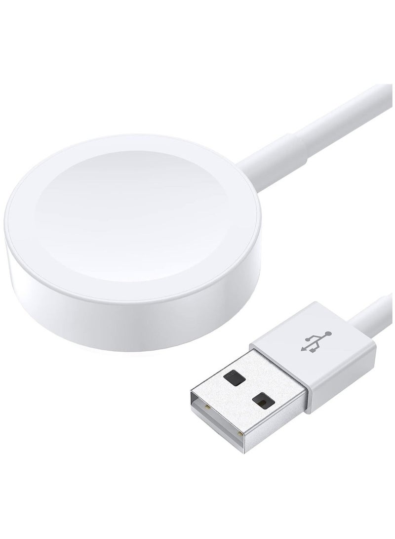 Watch Charger Compatible with Apple Watch Charger, Watch Charger Charging Cable for Watch Series 7/6 /5/4 /3/2 /SE, Magnetic Fast Charger Cord for iWatch Portable Wireless Charging (3.3ft /1m) - Image 1