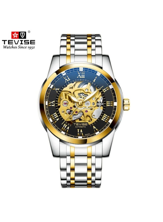TEVISE Automatic Skeleton Watch Water Proof Watches Men Luxury Brand Automatic Mechanical  Watch - Image 1