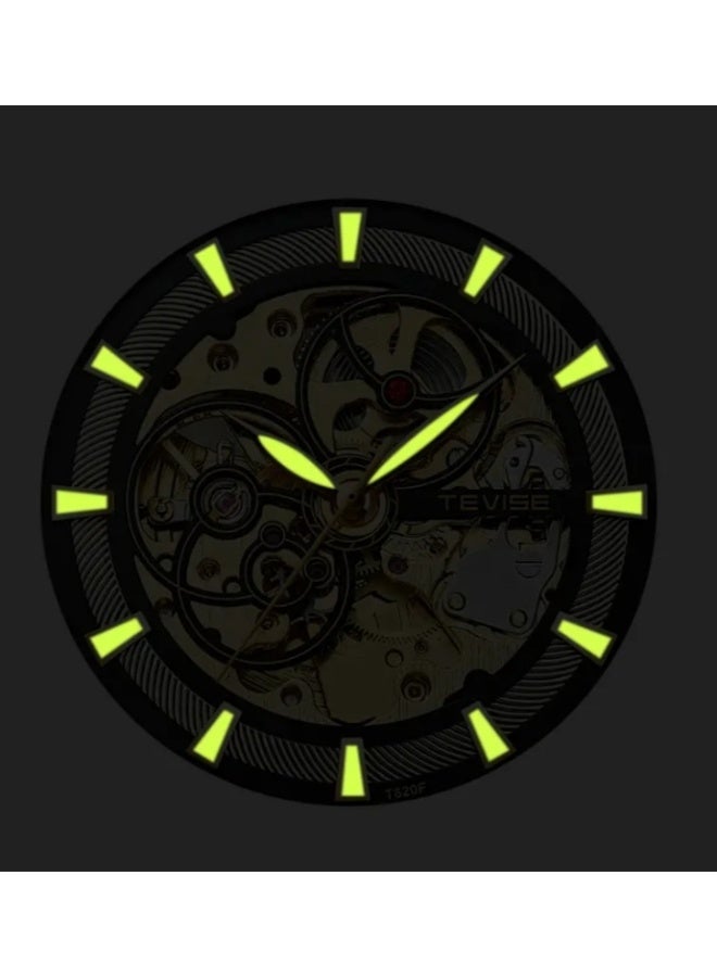 TEVISE Automatic Skeleton Watch Water Proof Watches Men Luxury Brand Automatic Mechanical  Watch - Image 3