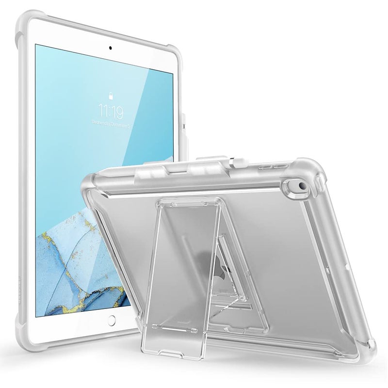 I-blason iBlason Case for iPad 9th8th7th Gen 102 Inch 202120202019 Halo Series Clear Proteciton with Built in Kickstand TPU Inner Bumper Transparent - Image 2