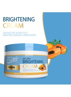 VCare V Care Brightening Cream| Papaya Extracts| 300ml| Revitalizing And Soothing Experience  - Image 2