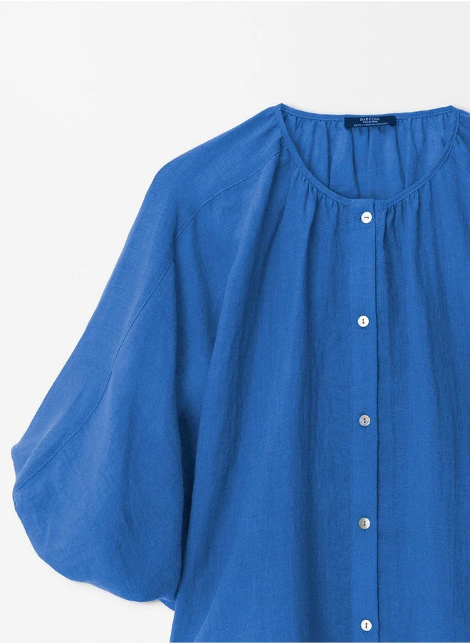 PARFOIS Puff Sleeve Shirt