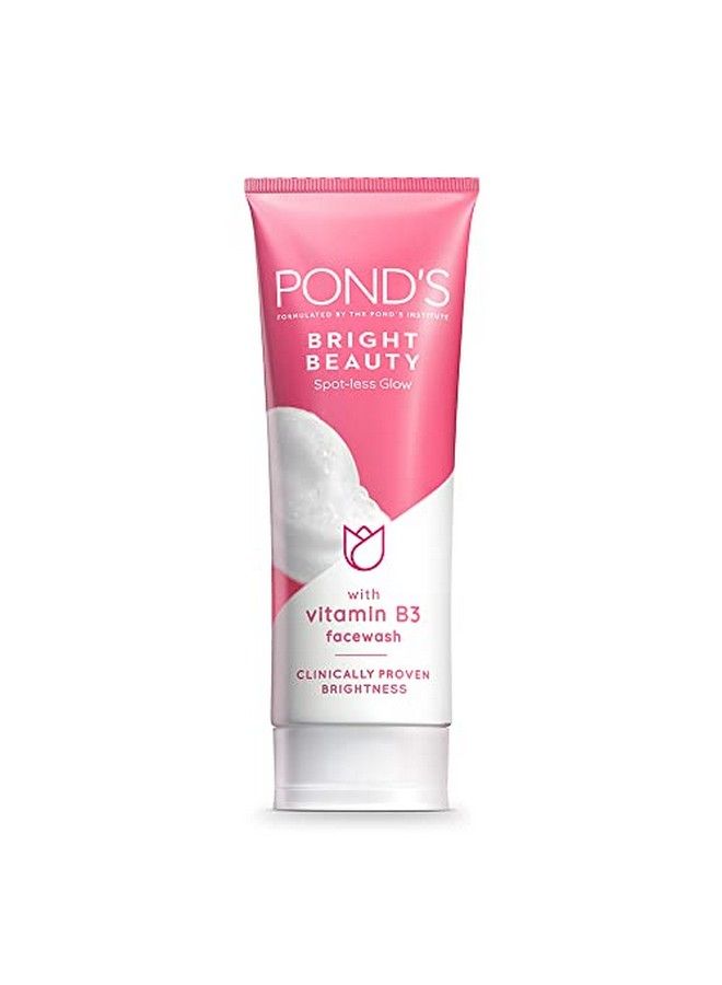 Pond's Ponds Bright Beauty Anti-Dullness & Brightening Facewash with Niacinamide | For Glass-Skin Like Shine and with 4X Visibly Brighter Skin, 150gm - Image 2
