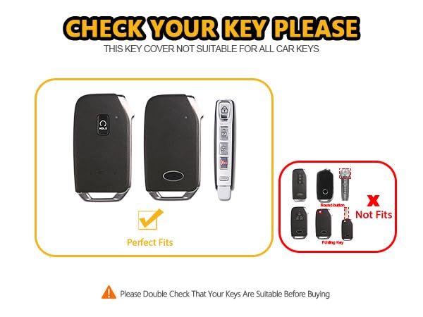 FT FUNTOR for Kia Key Fob Cover,Compatible with Kia Soul Forte Telluride K5 Seltos NIRO Sportage Sorento,5 Buttons TPU for K5 Key Fob Cover with Golden Edge (Pink) - Image 2