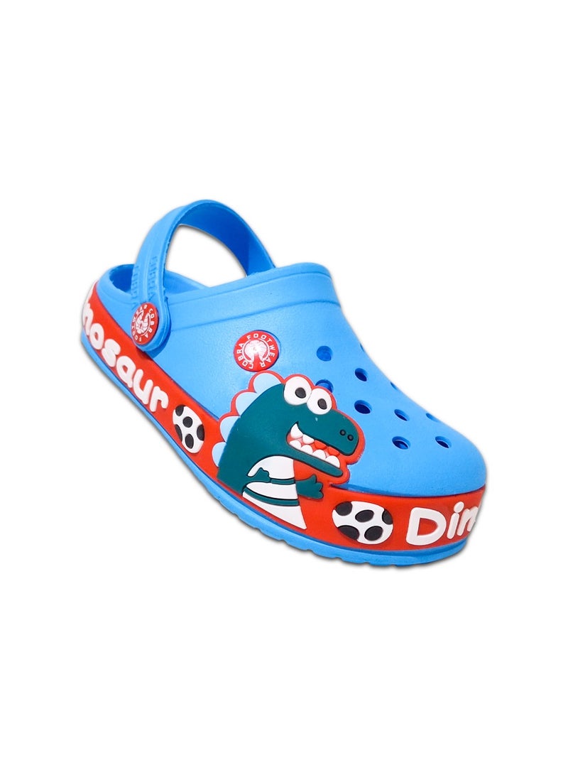 Cobra Dino Kids Breathable Slip-On Crocs – Waterproof, Non-Slip, and Versatile for Indoor & Outdoor Use"  - Image 1