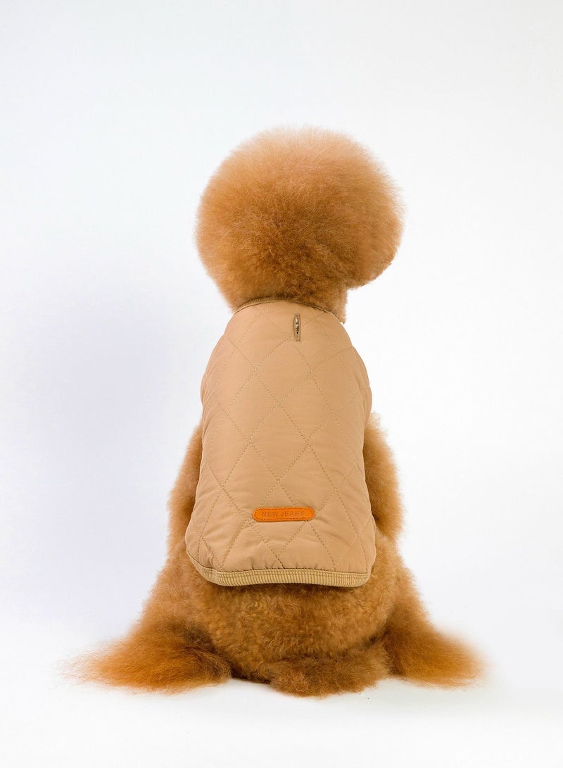 Loquat Pet clothes with thick coats Brown - Image 3