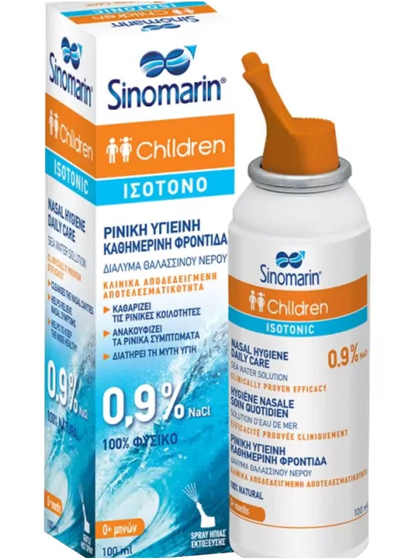 Sinomarin - Sinomarin Isotonic Children Nasal Spray 100ml - Image 1