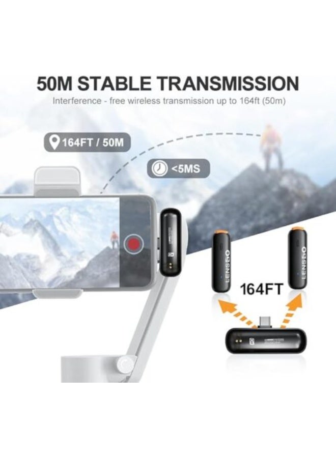 LENSGO Wireless Lavalier Microphone 518c mini - Image 4