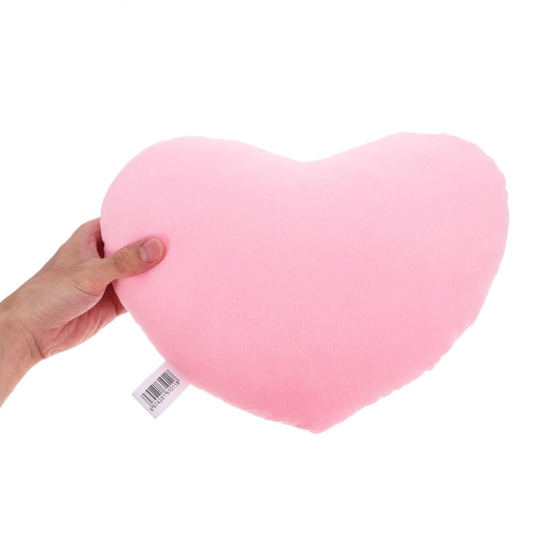 Heart Shaped Pink Throw Pillow 30cm Plush Cushion for Living Room Bedroom Office - Image 4