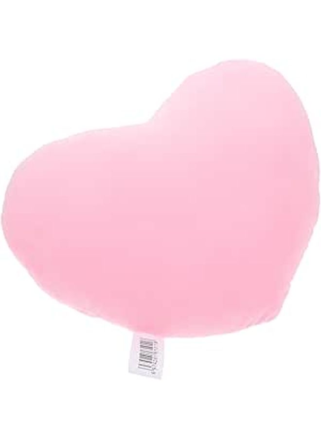 Heart Shaped Pink Throw Pillow 30cm Plush Cushion for Living Room Bedroom Office - Image 1
