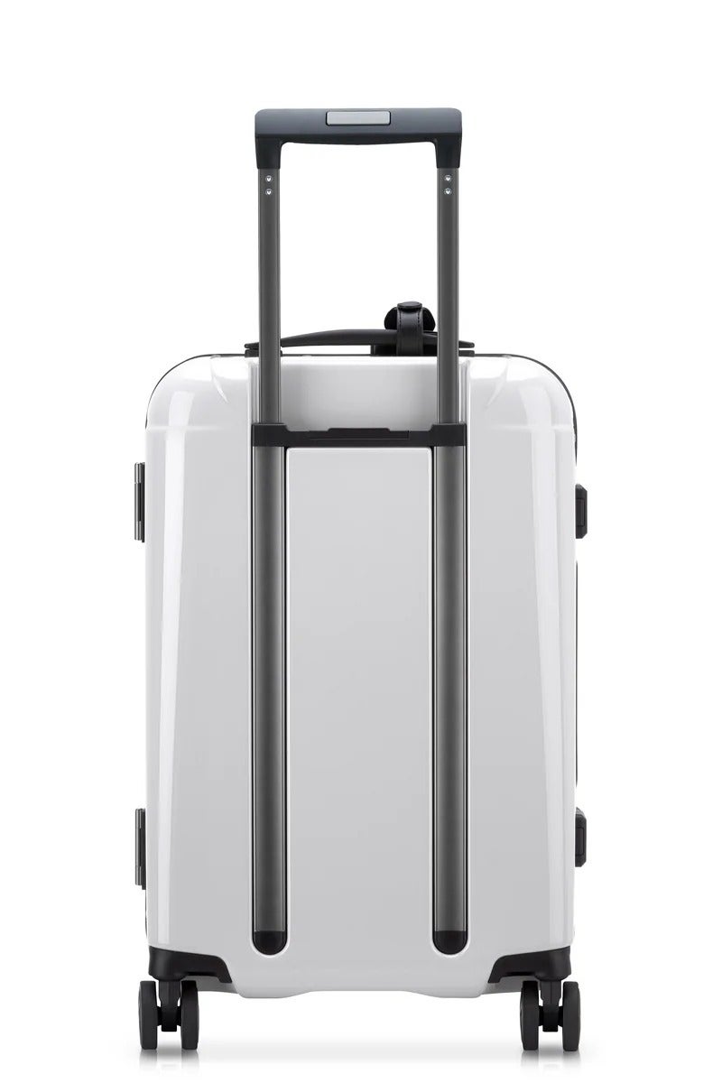 PEUGEOT Voyages 55cm Hardcase 4 Double Wheel Cabin Luggage Trolley - White  - Image 2