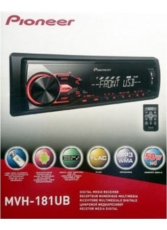 Pioneer MVH-181UB Car Tape USB Remote Control Radio Aux App Control Removable Head Digicom Guaranteed  - Image 5