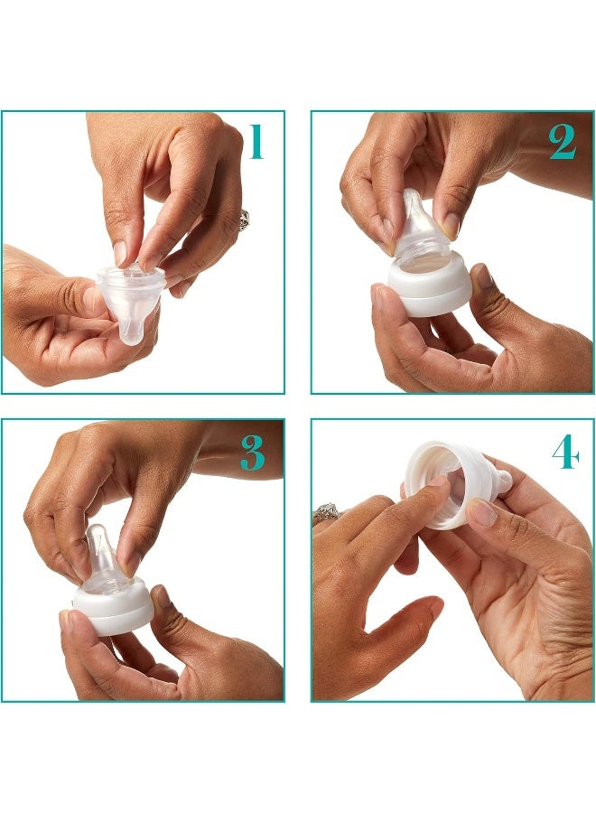 Evenflo Feeding Balance Plus Standard Neck Nipples for The Balance Plus Standard Neck Baby Bottles - Helps Reduce Colic - Medium Flow, 6 Months and Up (Pack of 6) - Image 5