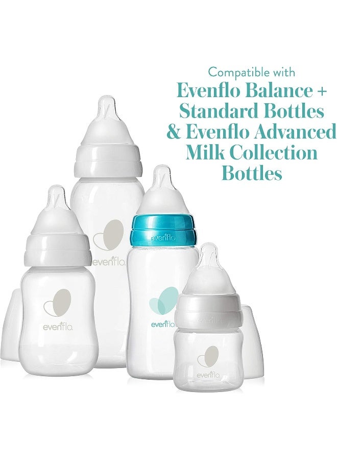 Evenflo Feeding Balance Plus Standard Neck Nipples for The Balance Plus Standard Neck Baby Bottles - Helps Reduce Colic - Medium Flow, 6 Months and Up (Pack of 6) - Image 4