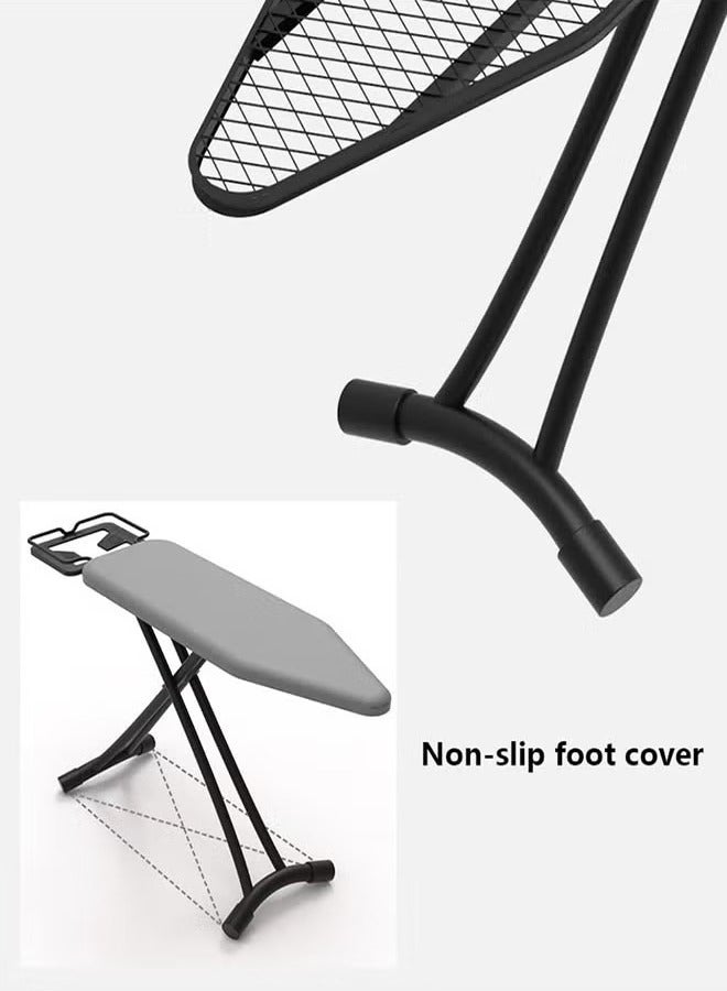 Ironing Board Heat Resistant Cover Ironing Board Non-Slip Folding Adjustable Height (31 * 86 * 110CM) Gray  - Image 2