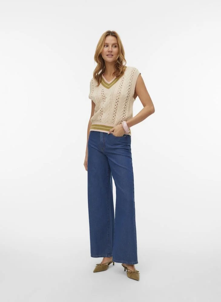 Vero Moda  Vmconstance  V-Neck Vest for Women | Best Price UAE