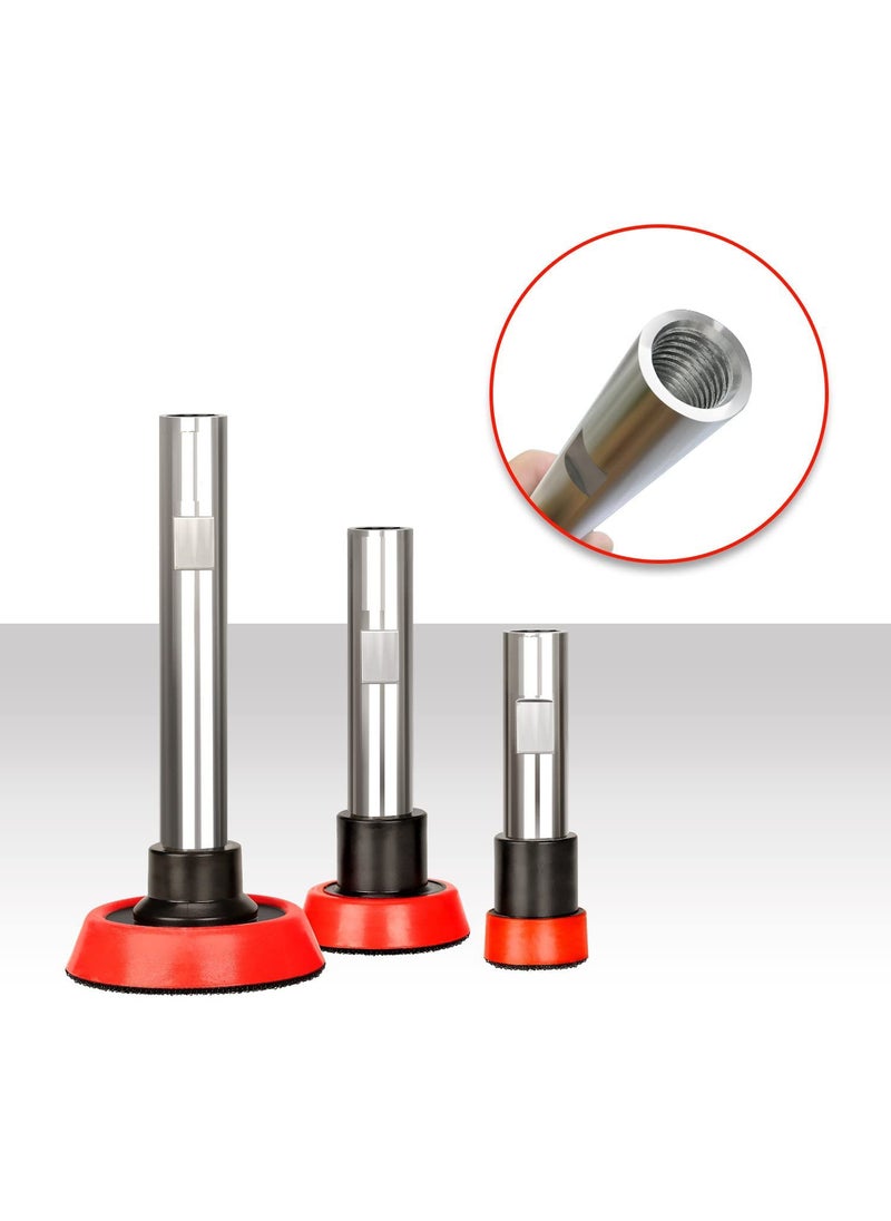 DIY Crafts DIY Crafts Pack of 3 Pcs 4 inch Extension Rod Only M14 Stainless Steel Rotary Extension Shaft Thread for Electric Rotary PolisherCar PolisherPolishin Pack of 3 Pcs 4 inch Extension Rod Only  - Image 3