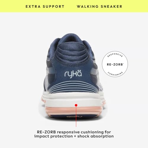 Ryka Women's Devotion Plus 3 Walking Shoes Navy 9 W - Image 5