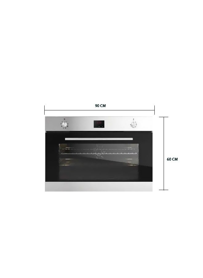 kitchen Line Built-in Oven - 90*60 CM - Electric - 9 Functions - Digital - 2 Fans - KL90ED8F  - Image 2