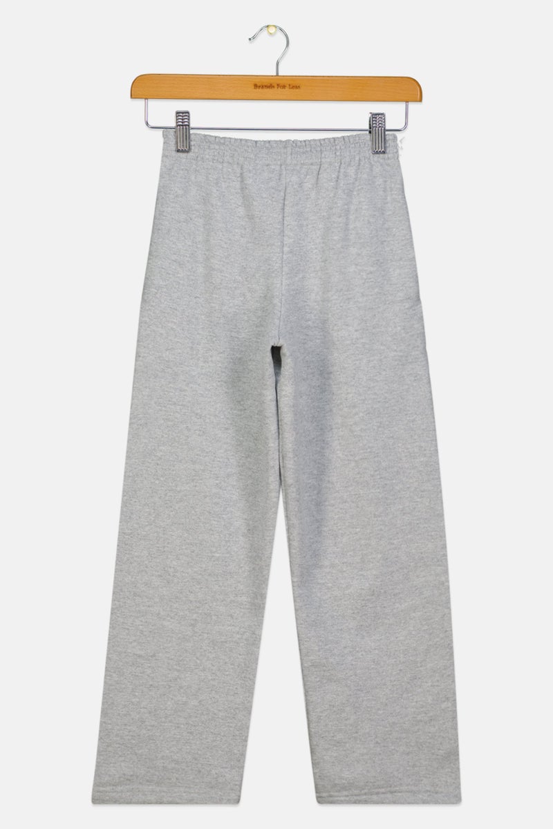 Champion Kids Boy Sportswear Fit Outdoor Sweatpants, Heather Grey - Image 2