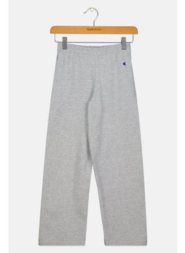 Champion Kids Boy Sportswear Fit Outdoor Sweatpants, Heather Grey  - Image 1
