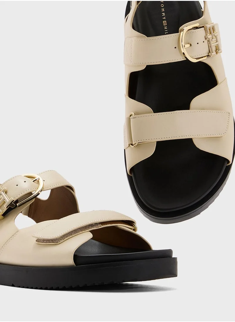 TOMMY HILFIGER Leather Sporty Sandals