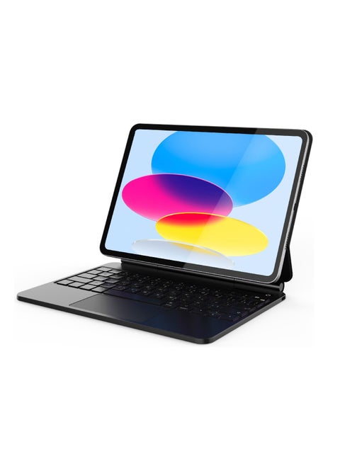 Magic Folio Detachable Magnetic Keyboard with Large Precision Trackpad, Full-Size Backlit Keyboard Designed for iPad 10th Gen 10.9 inch