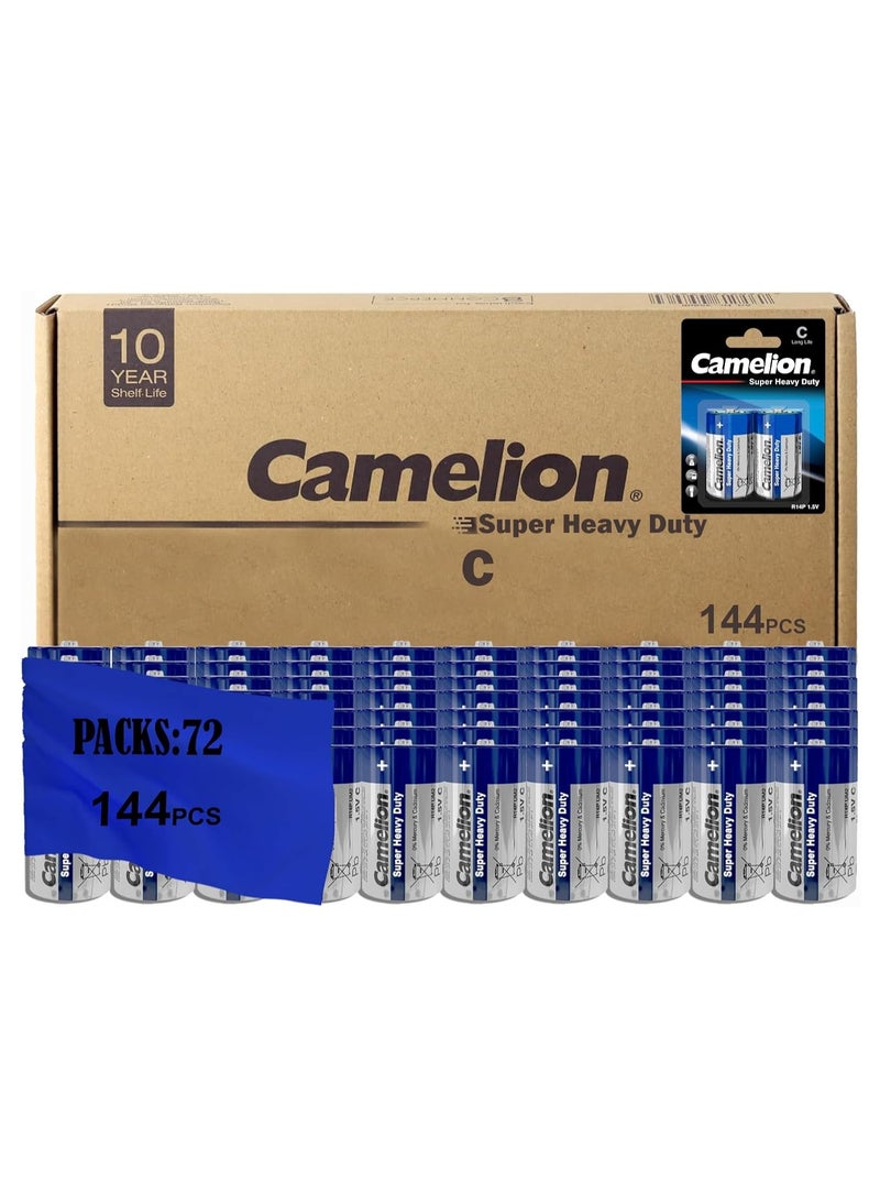 Camelion Camelion C battery Super Heavy Duty Battery (Pack of 2) 72 Packs - Image 1